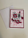 Red Beauty Mother’s Day Card