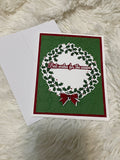 Wreath Christmas Card