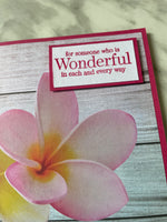 Wonderful Flower Card