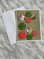 Cactus Hexagon Birthday Card