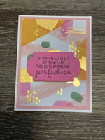 Fabulous Gold Birthday Card