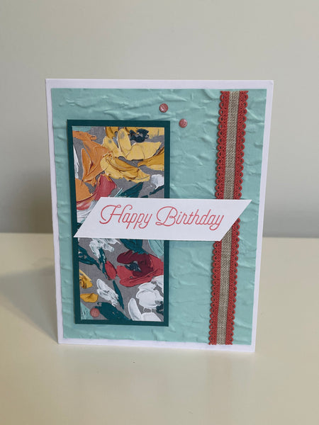 Painted Birthday Card