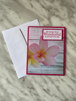 Wonderful Flower Card