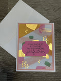 Fabulous Gold Birthday Card