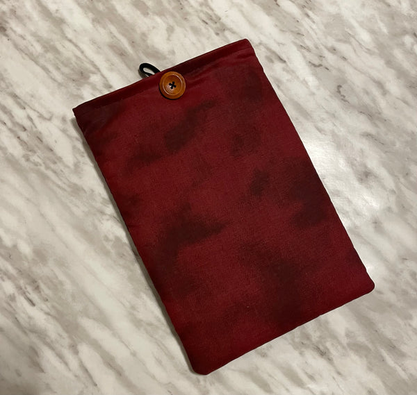 Burgundy Book Sleeve