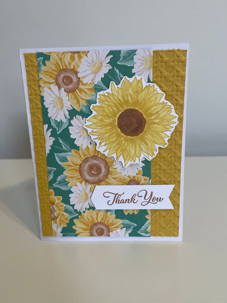 Sunflower Thank You Card