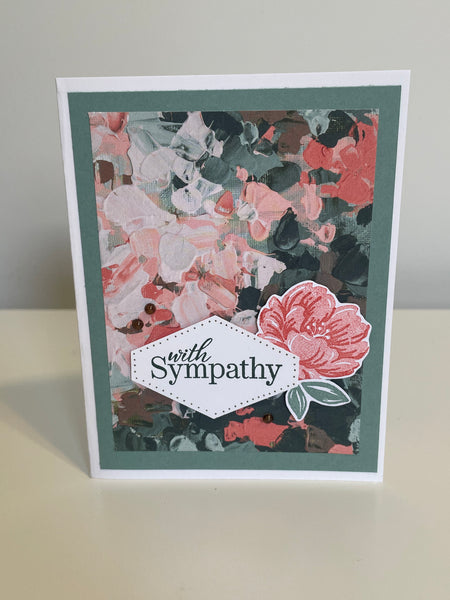 Painted Sympathy Card