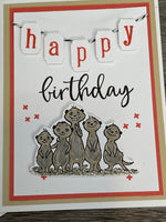 Meerkat Birthday Card