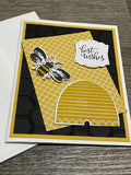 Bumble Bee Best Wishes Card