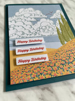 Scenery Happy Birthday Card