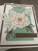 Rose Tag Birthday Card