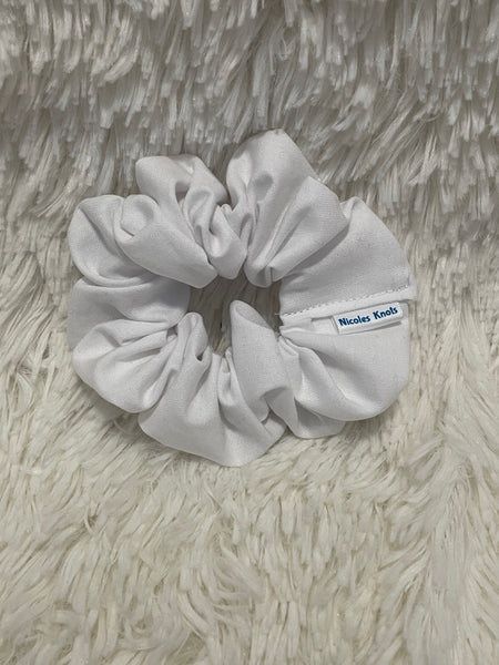 White Scrunchie