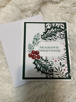 Holly Seasons Greetings Card