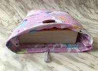 Glitter Unicorn Book Sleeve