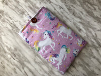 Glitter Unicorn Book Sleeve