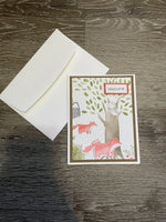 Welcome Baby Woodland Cards