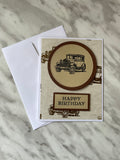 Vintage Car Birthday Card