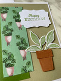 Potted Plant Birthday Card