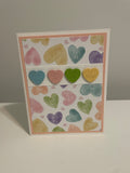 Conversation Hearts Card