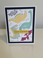 Rawrsome Dinosaur Birthday Card