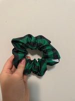 Green Buffalo Plaid Scrunchie