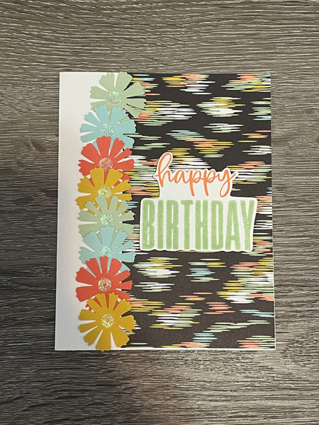 Flower Birthday Card