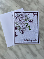 Floral Ferns Birthday Card