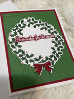 Wreath Christmas Card