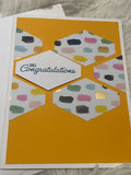 Orange Congratulations Card