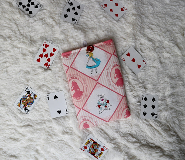 alice in wonderland card sleeves Alice in Wonderland Book Sleeve – NicolesKnots