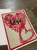 Red Elegant Love Card