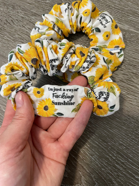 Sunshine Swear Word Scrunchies