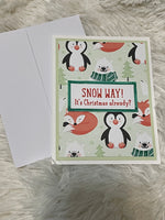 Snow Way Christmas Card