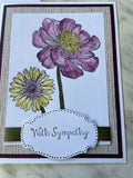 With Sympathy Card