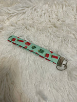 Christmas Present Keychain Wristlet