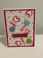 Convo Heart Pouches Card