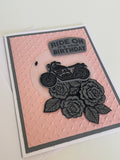 Pink Motorcycle Birthday Card