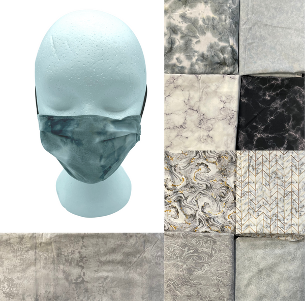 Marble and Grey Face Masks