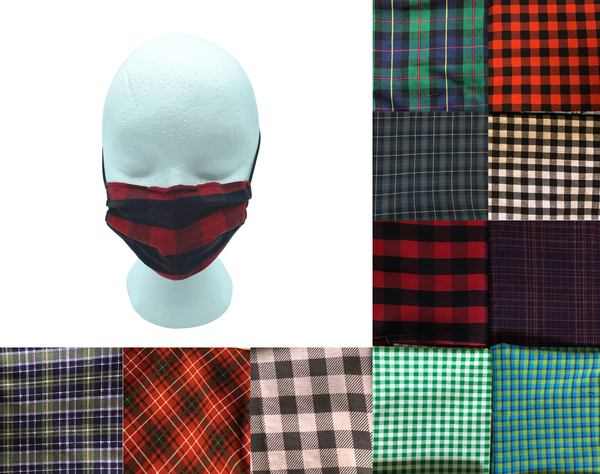 Plaid Face Masks